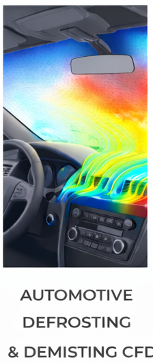 Automotive Defrosting CFD Simulation